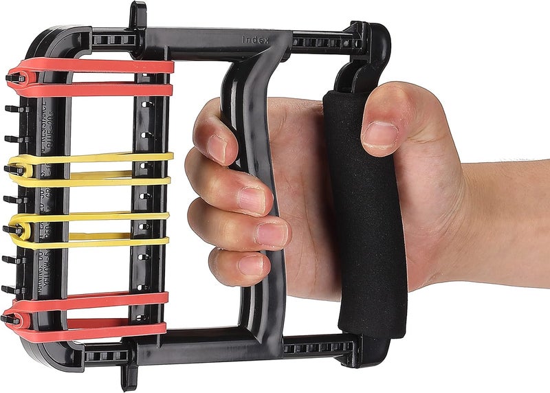 YPCBYNBS Hand Exerciser,Finger Exerciser and Hand Strengthener for Hands,Finger,Wrist,Forearms and Thumbs Therapy,Black - Image 1